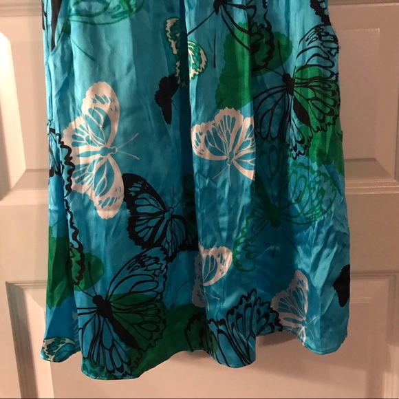 Bebe butterfly silk dress - Picture 6 of 16